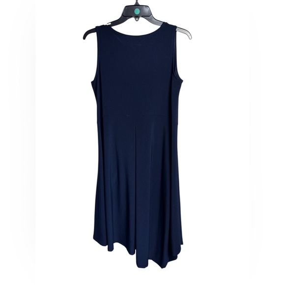 Sympli Sleeveless Slant Pocket Dress Resort Navy 2888NWT Size 10 - Picture 8 of 9